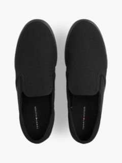 Canvas Slip-On Trainers — Black 3