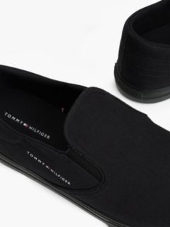 Canvas Slip-On Trainers — Black 6
