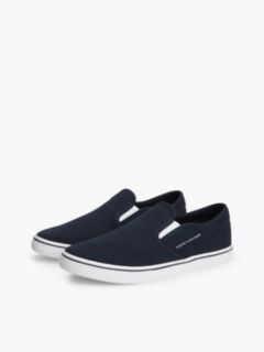 Canvas Slip-On Trainers — Blue 2