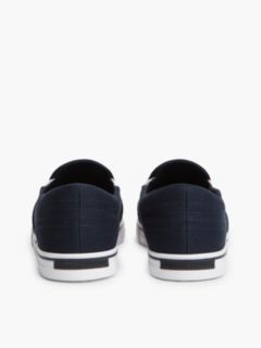 Canvas Slip-On Trainers — Blue 4