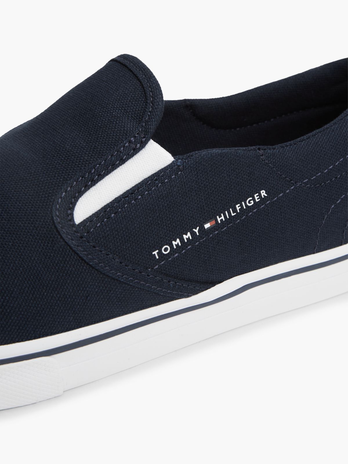 Canvas Slip-On Trainers — Blue