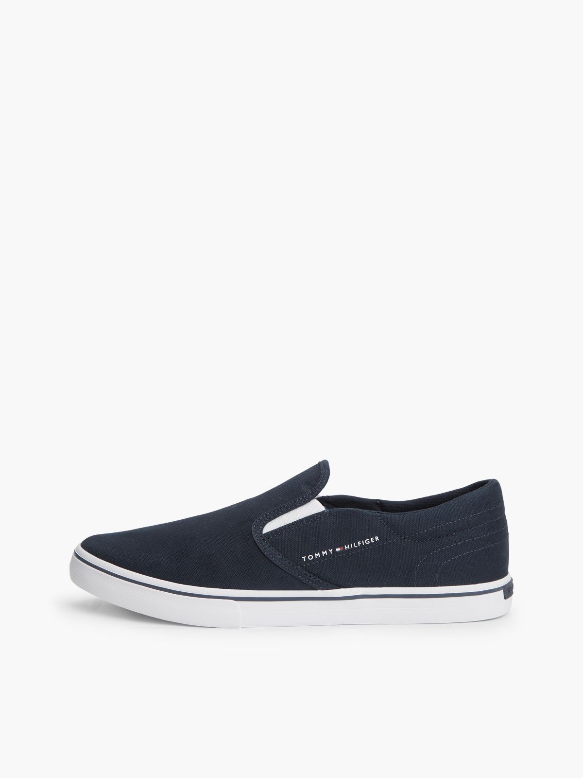 Canvas Slip-On Trainers — Blue