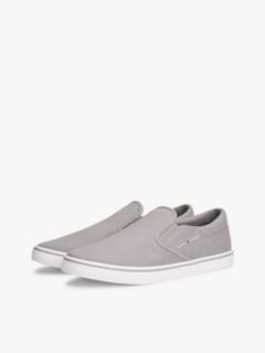 Canvas Slip-On Trainers — Grey 2