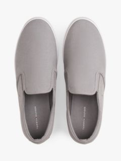 Canvas Slip-On Trainers — Grey 3