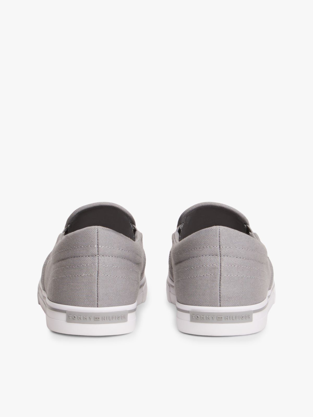Canvas Slip-On Trainers — Grey