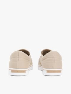 Canvas Slip-On Trainers — Khaki 4