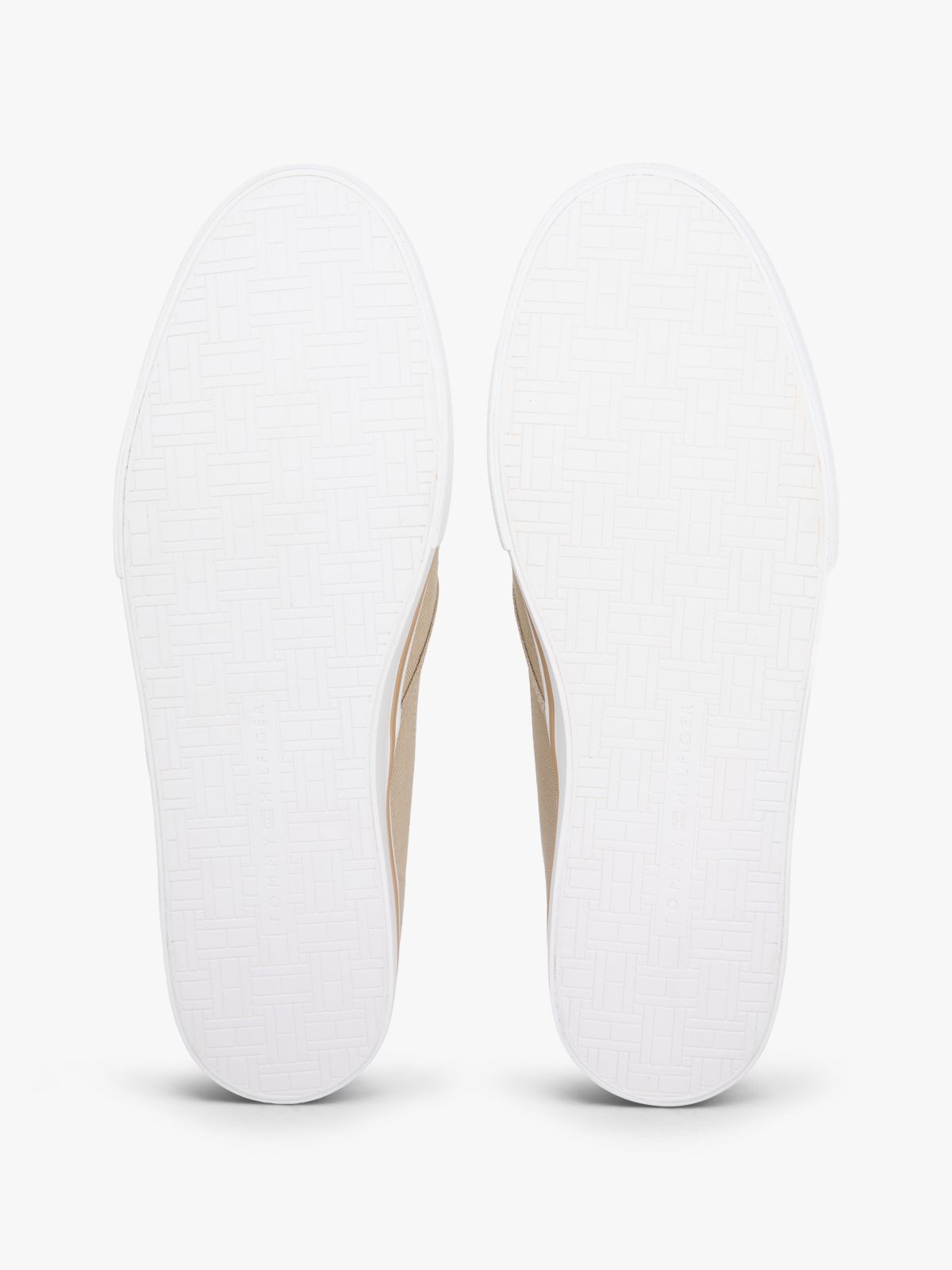 Canvas Slip-On Trainers — Khaki