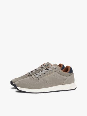 blue hybrid-sneaker aus wildleder für herren - tommy hilfiger