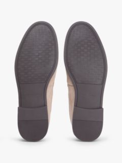 Suede Flexible Loafers — Beige 5