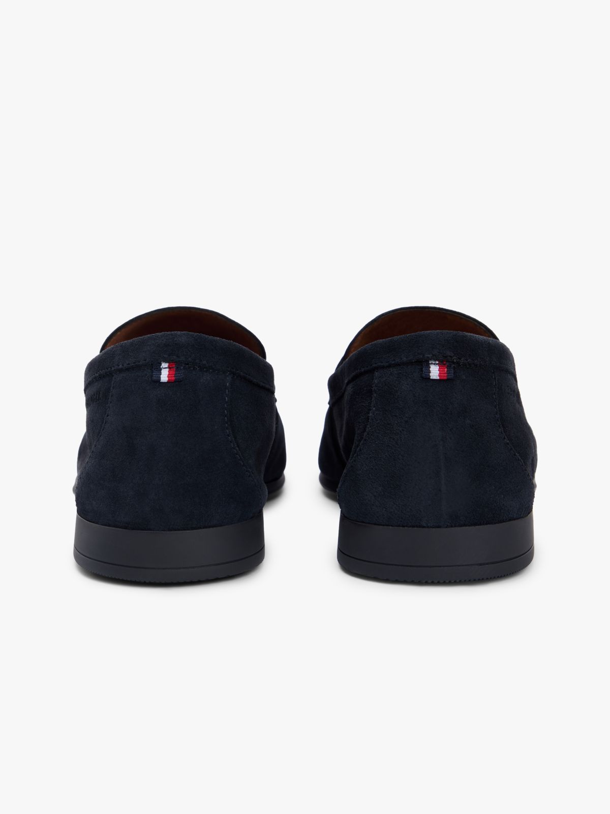 Suede Flexible Loafers — Blue