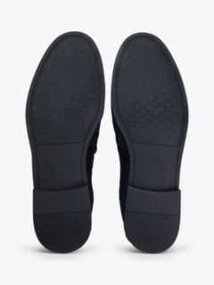 Suede Flexible Loafers — Blue 5