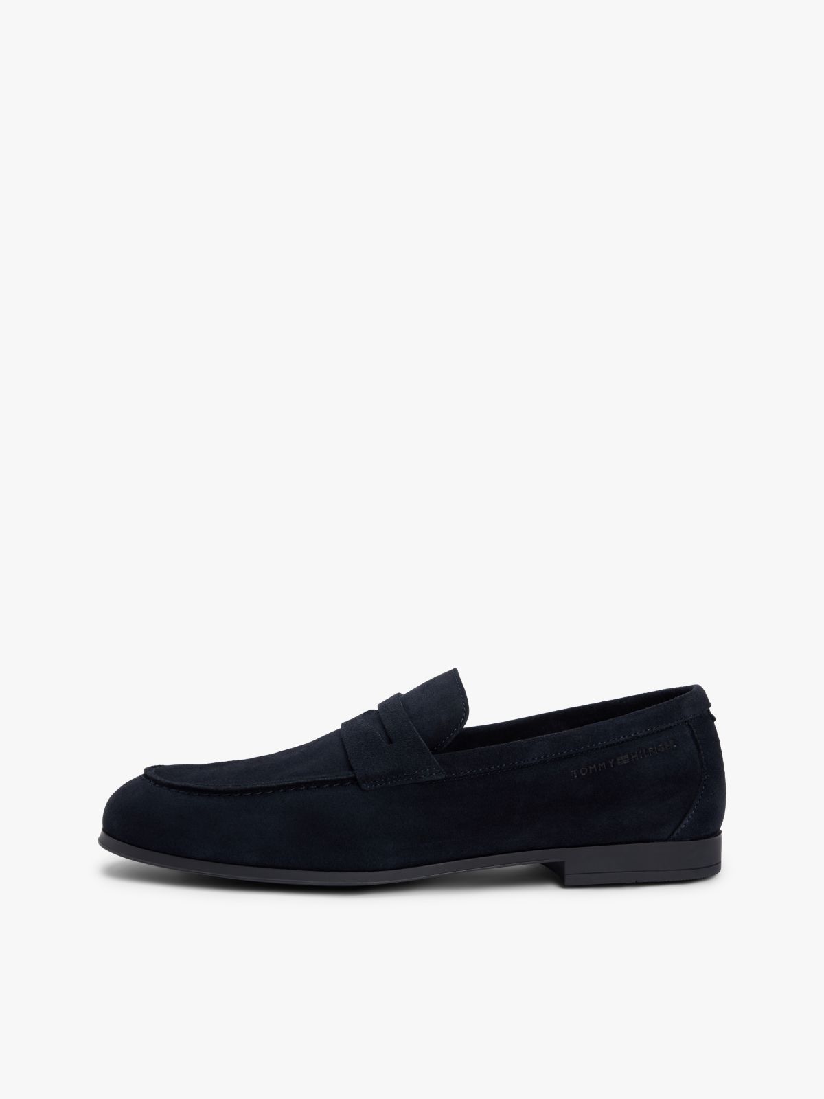 Suede Flexible Loafers — Blue