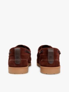 Suede Cleat Lightweight Boat Shoes — Brown 4