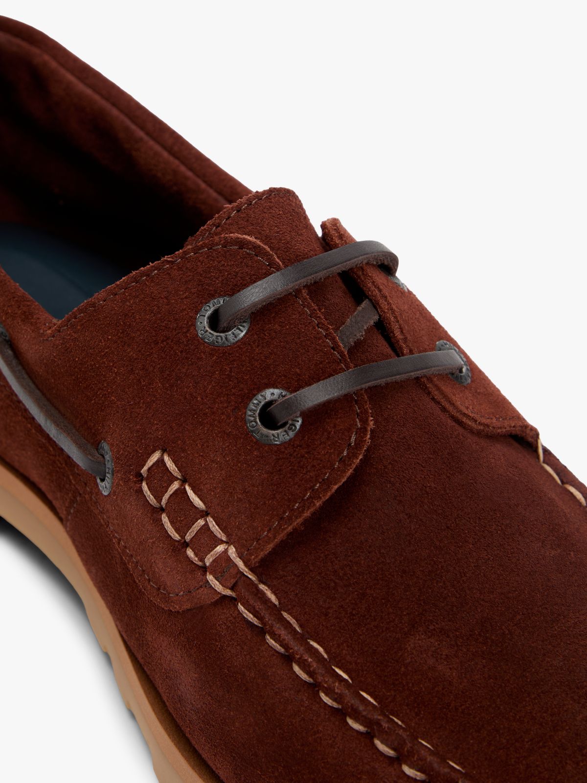 Suede Cleat Lightweight Boat Shoes — Brown