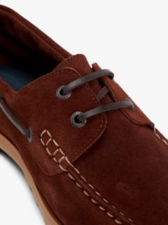 Suede Cleat Lightweight Boat Shoes — Brown 6