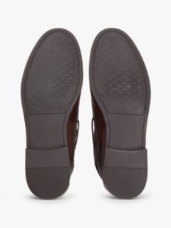 Leather Flexible Boat Shoes — Brown 5