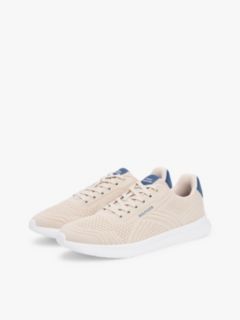 Hilfiger Monotype Lightweight Knit Trainers — Beige 2