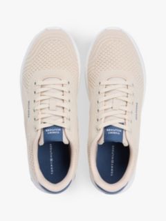 Hilfiger Monotype Lightweight Knit Trainers — Beige 3