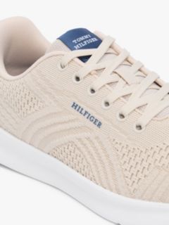 Hilfiger Monotype Lightweight Knit Trainers — Beige 6