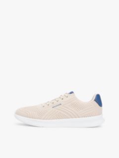 Hilfiger Monotype Lightweight Knit Trainers — Beige 7