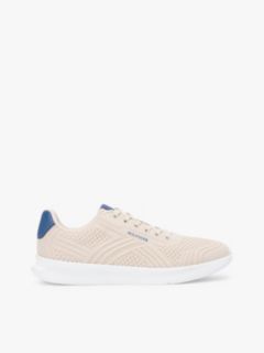Hilfiger Monotype Lightweight Knit Trainers — Beige 1