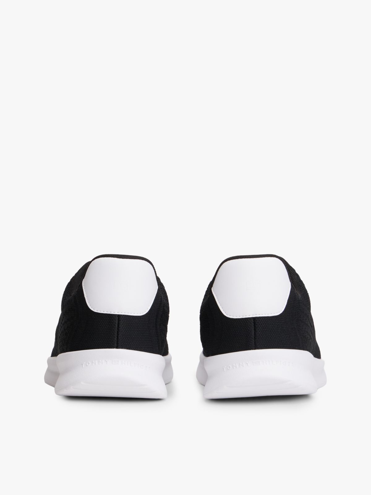Hilfiger Monotype Lightweight Knit Trainers — Black