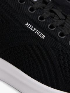 Hilfiger Monotype Lightweight Knit Trainers — Black 6