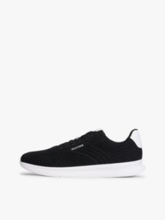 Hilfiger Monotype Lightweight Knit Trainers — Black 7