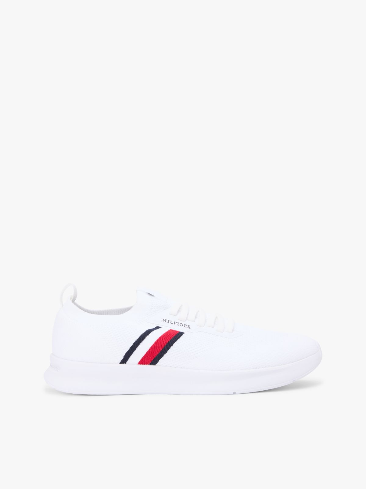 Hilfiger Monotype Lightweight Knit Trainers — White