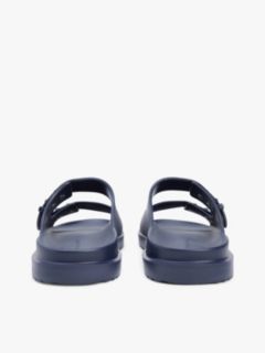 Lightweight Pin Buckle Serrated Pool Slides — Blue 4