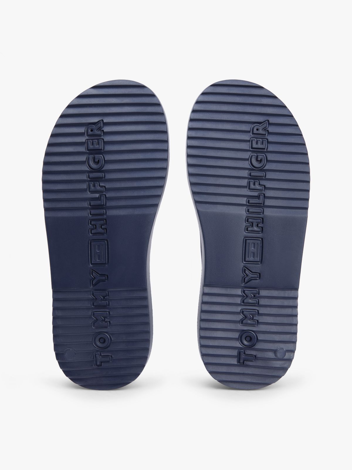 Lightweight Pin Buckle Serrated Pool Slides — Blue