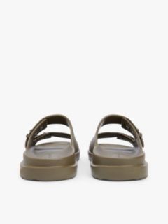 Lightweight Pin Buckle Serrated Pool Slides — Green 4