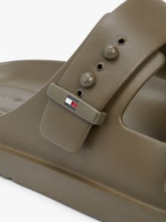 Lightweight Pin Buckle Serrated Pool Slides — Green 6