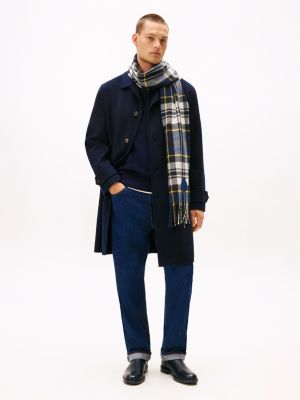 schwarz chelsea-boot aus leder mit reißverschluss für herren - tommy hilfiger