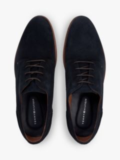 Suede Derby Shoes — Blue 3