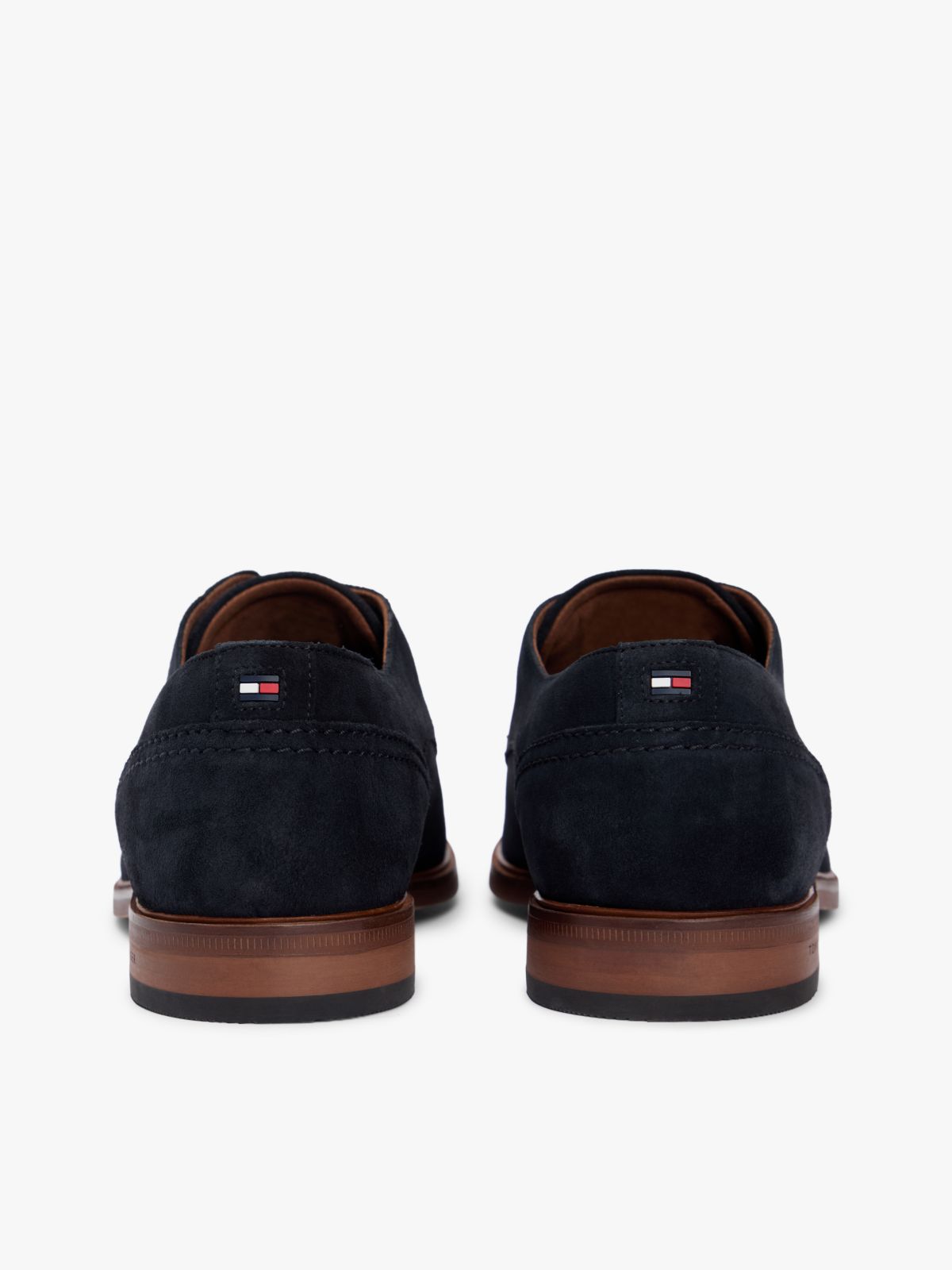 Suede Derby Shoes — Blue