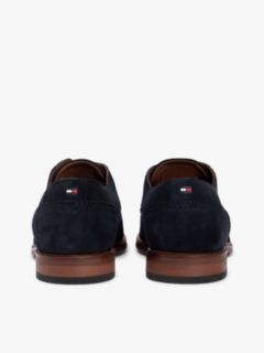 Suede Derby Shoes — Blue 4