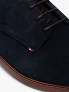 Suede Derby Shoes — Blue 6