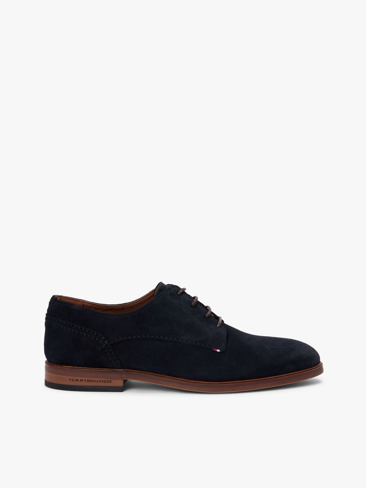 Suede Derby Shoes — Blue