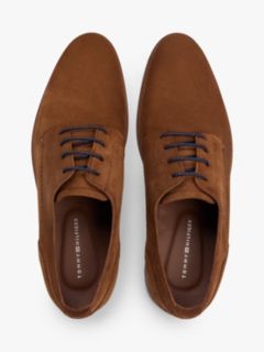 Suede Derby Shoes — Brown 3