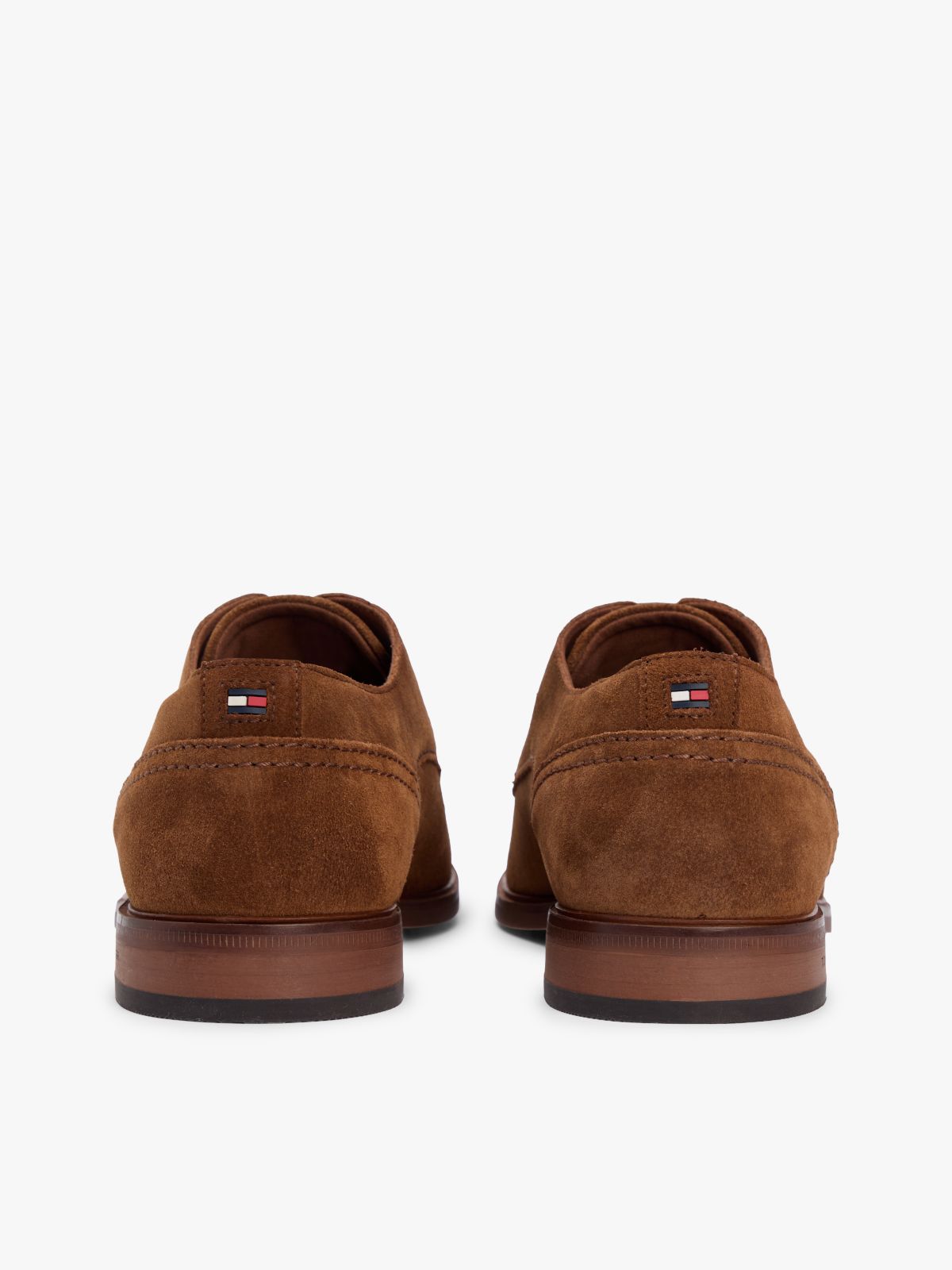 Suede Derby Shoes — Brown