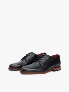 Leather Derby Shoes — Black 2