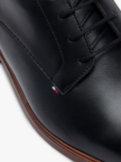 Leather Derby Shoes — Black 6
