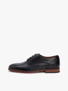 Leather Derby Shoes — Black 7