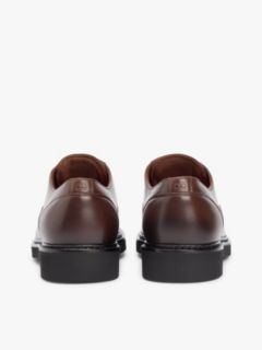 Ultra Lightweight Leather Derby Shoes — Brown 4