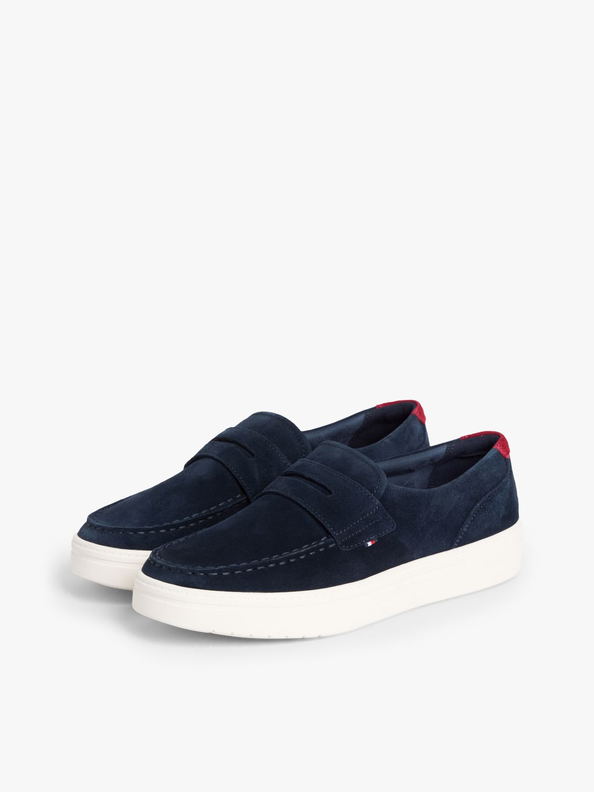 Lightweight Suede Hybrid Loafers — Blue