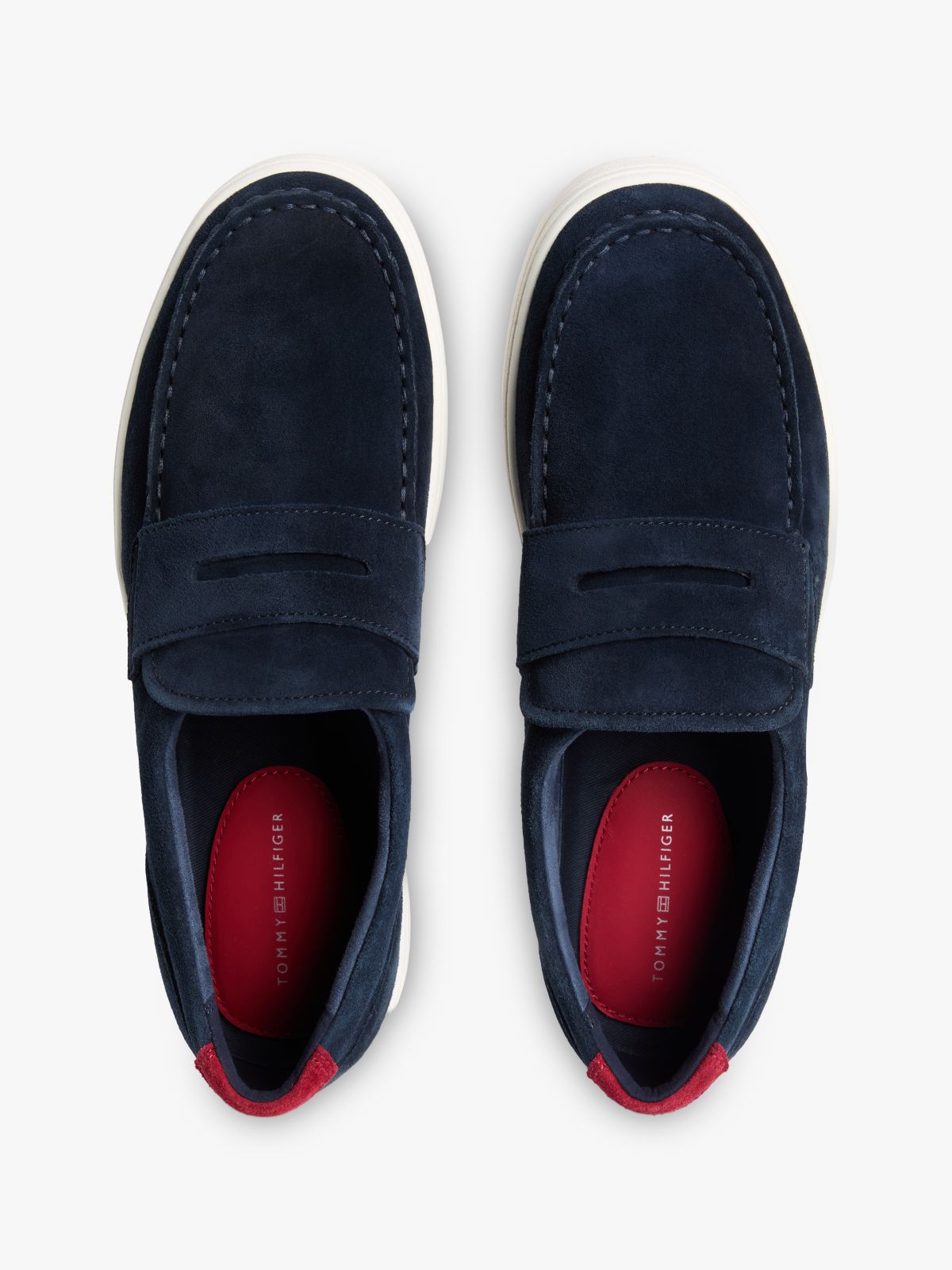 Lightweight Suede Hybrid Loafers — Blue