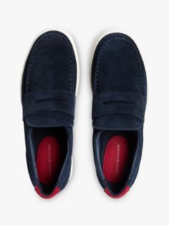 Lightweight Suede Hybrid Loafers — Blue 3