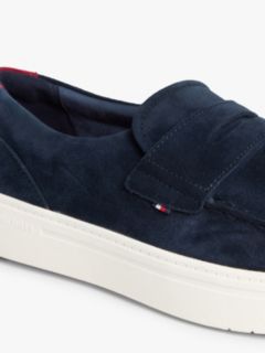 Lightweight Suede Hybrid Loafers — Blue 6
