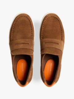 Lightweight Suede Hybrid Loafers — Brown 3